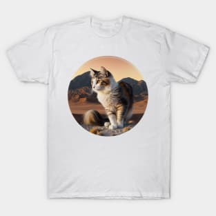 Unique Round Cat Designs: A Collection for Feline Lovers T-Shirt